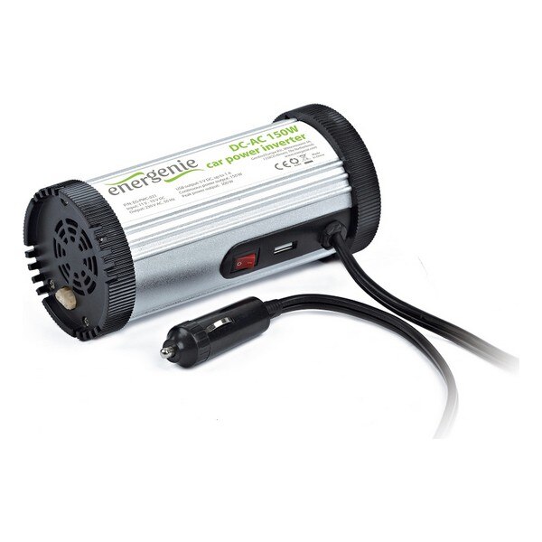 Autolader Omvormer Gembird EG-PWC-031 12-230 V 150W