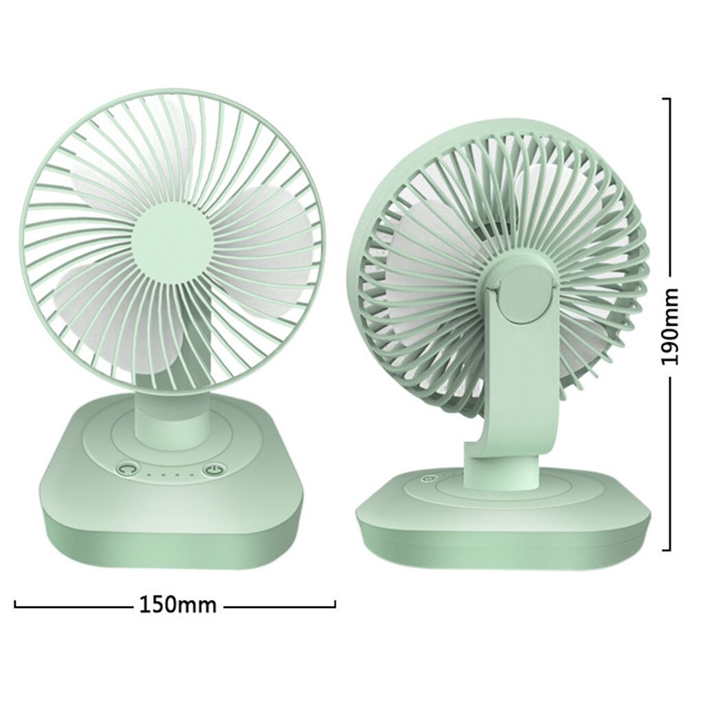 Ultra-Quiet USB Charging Handheld Low Noise Smart Home Portable Desk Mini Fan Summer Cool Desktop Fan Shaking Fan