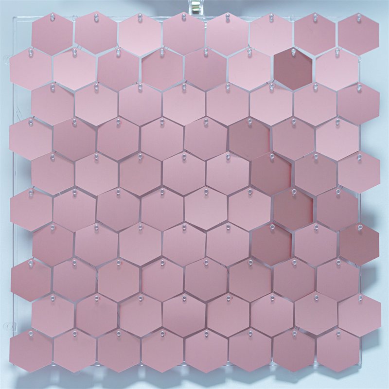 12PCS Hexagon Glitter Sequins Party Backdrop Shimmer Wall Panels Wedding Birthday Christmas Event Decorations Reusable Wall: plum