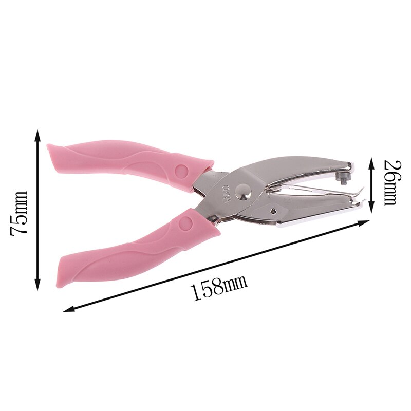 1pc 3mm Pore Diameter Punch Pliers Single Hole Puncher Hand Paper Scrapbooking Punches 1-8 Pages Paper Hole Puncher