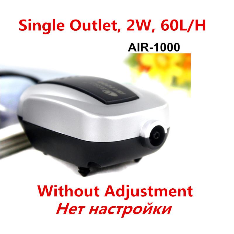 Aquarium Mini Air Compressor Fish Tank Silent Air Pump Oxygen Maker Pump Aerator Aquarium Accessories Used With Air Stone Valve: White