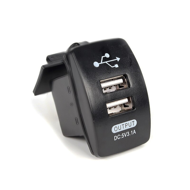 Motorcycle USB Lader Mobiele Telefoon Voeding Lader Dual USB Sigarettenaansteker Adapter Motor DC 12-24 V Dual USB Charger