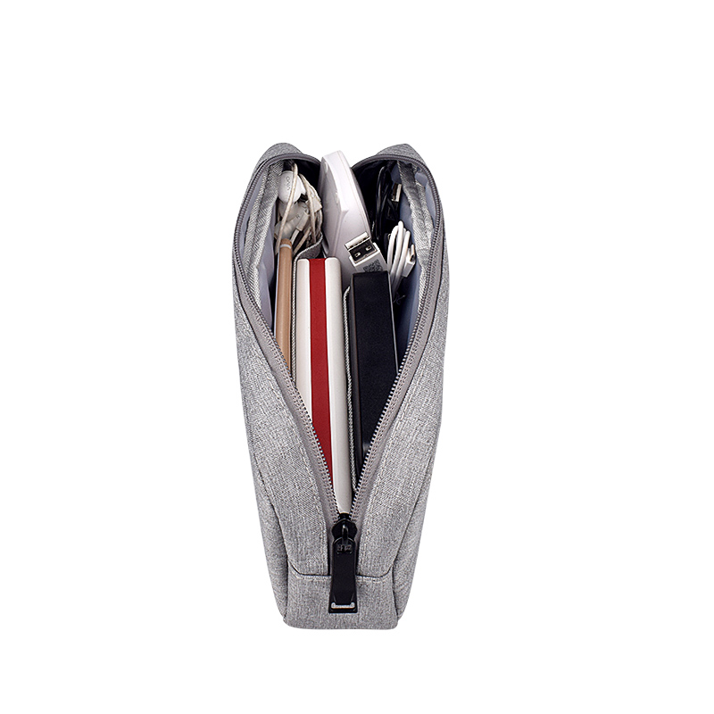 Waterproof Power Bank Bag USB Charger Gadgets Cables Wires Organizer Pouch Travel Electronic Accessories Protection Storage Case