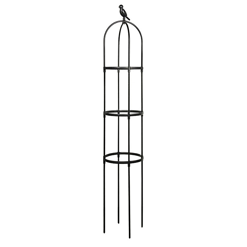 Tuinbouw Klimrek Roos Bloem Ijzeren Draad Lotus Bloem Beugel Plant Klimrek Trellis Steunstaaf: Bruin