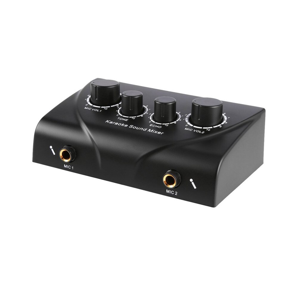 Karaoke Sound Mixer Professionele Audio Systeem Draagbare Mini Digital Audio Sound Karaoke Machine Echo Mixer Systeem