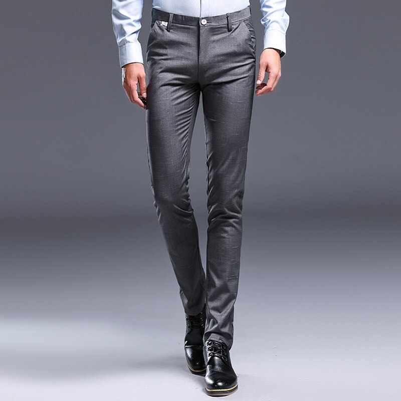 Pants men's suit pants summer men's business casua... – Grandado