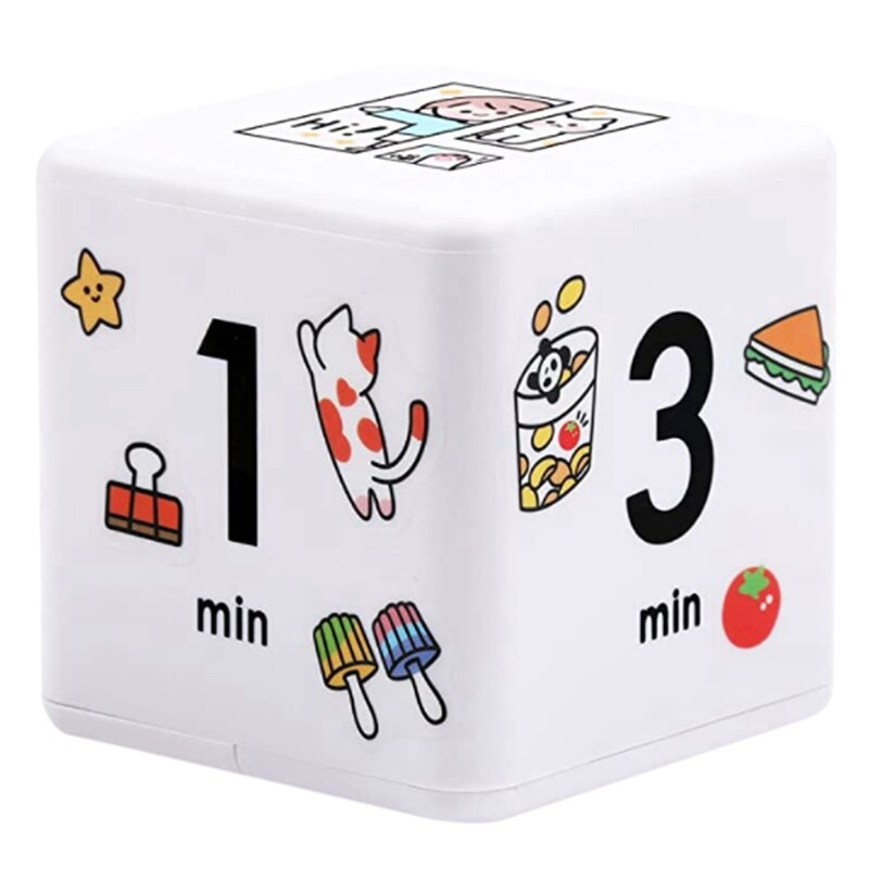 Square Timer Gravity Sensor Flip Timers, Kitchen Timer Kids Timer Workout Timer Game Timer For Cooking: PEACOCK BLUE