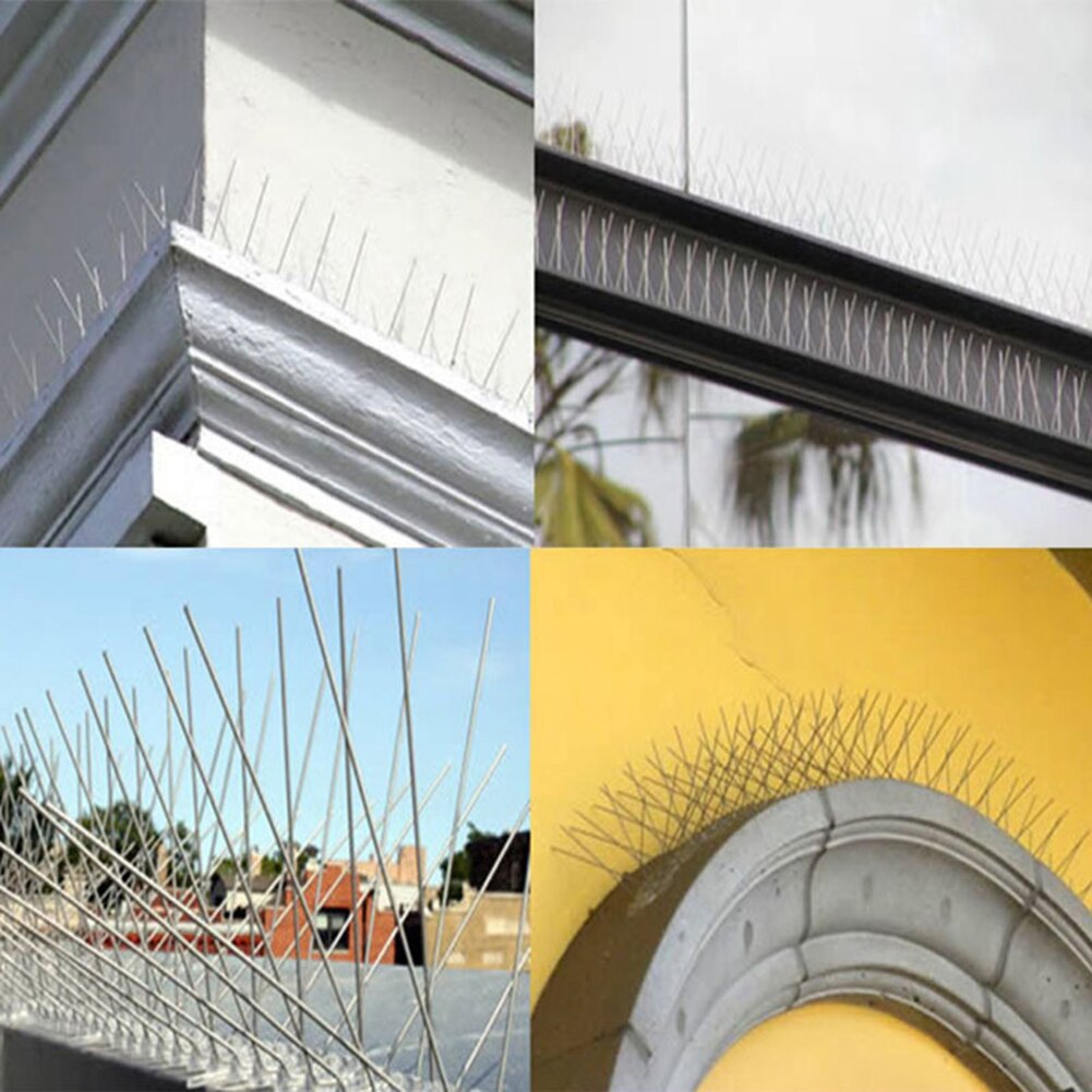 25cm Bird Repellent Spikes Stainless Steel Ecofriendly Anti Pigeon