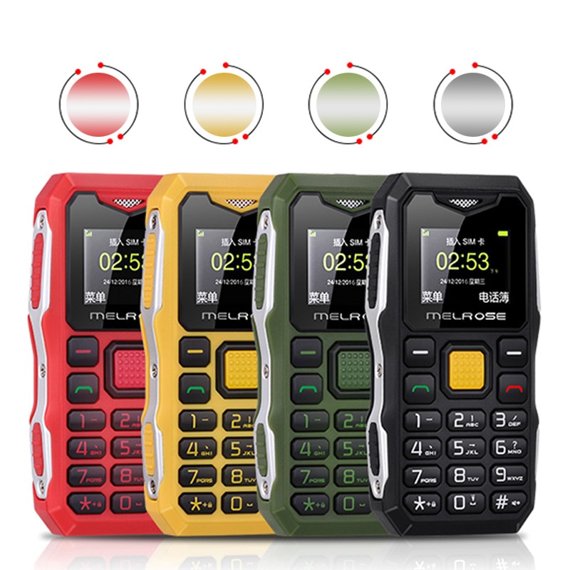) Melrose S10 Russian Keyboard Big Voice Bar Simple Mini Cell Phone LED Flashlight FM MP3 Bluetooth Dialer Students Olders