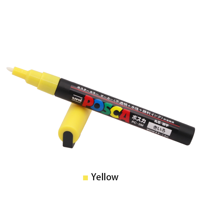 Stylo marqueur multiple pour Apiculture, 5 couleurs, marquage reine des abeilles, outils d&#39;identification des abeilles, stylo Posca Non décoloré, outil d&#39;apiculture pour apiculteur: Yellow
