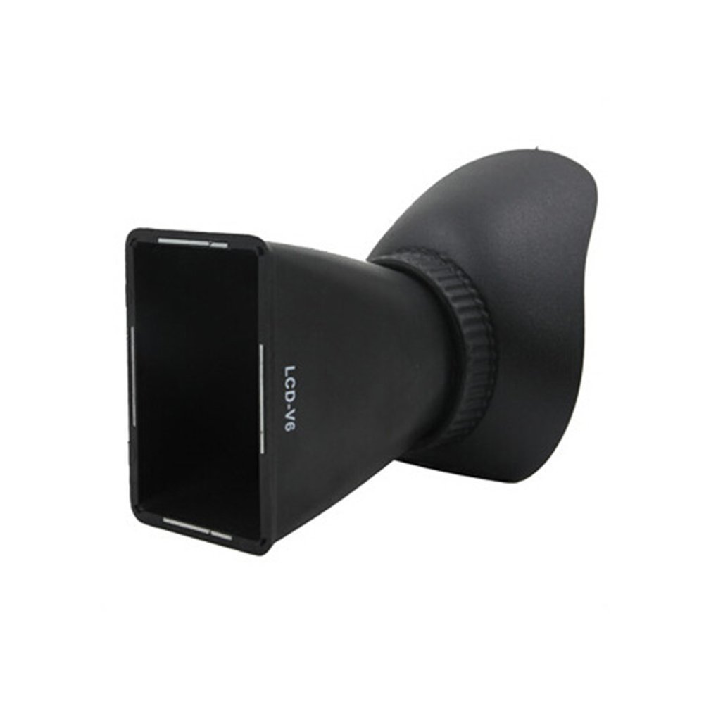 V6 SLR Camera LCD Viewfinder Magnifier Expansion Cover LCD Screen Camera Magnifying Viewfinder Sunshade