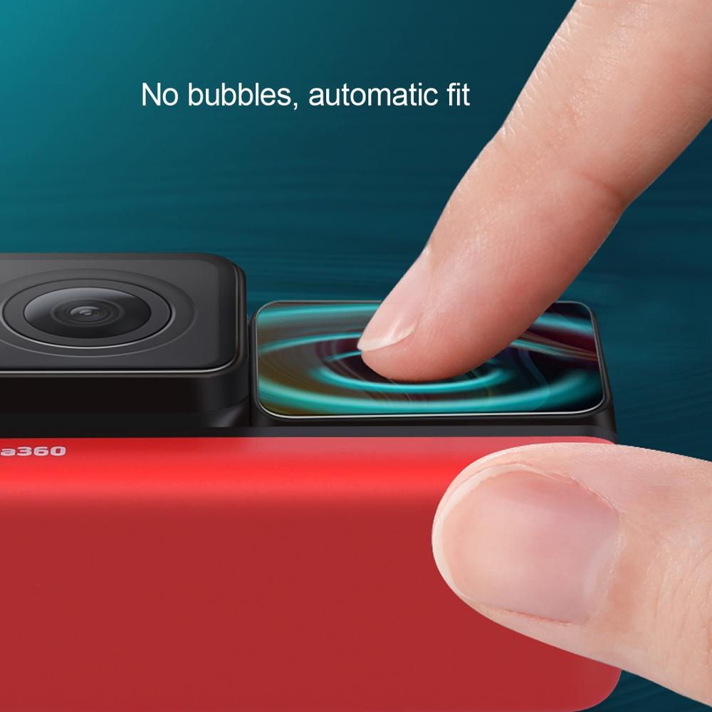 til insta 360 en  r 4k kameralinse glassfilm lcd-skjerm herdet glass skjermfilmbeskytter