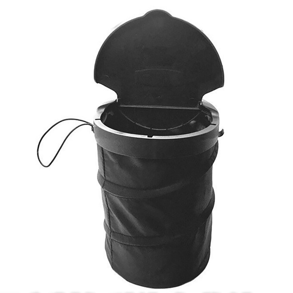 Portable Car Trash Bin Can Folding Garbage Dustbin Holder Auto Organizer Storage Bag Rubbish Case Seat Waste Box Car Accessories