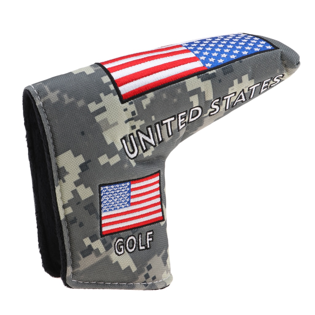 Golf Blade Putter Head Cover Headcover Protector Bag with Magnetic Closure