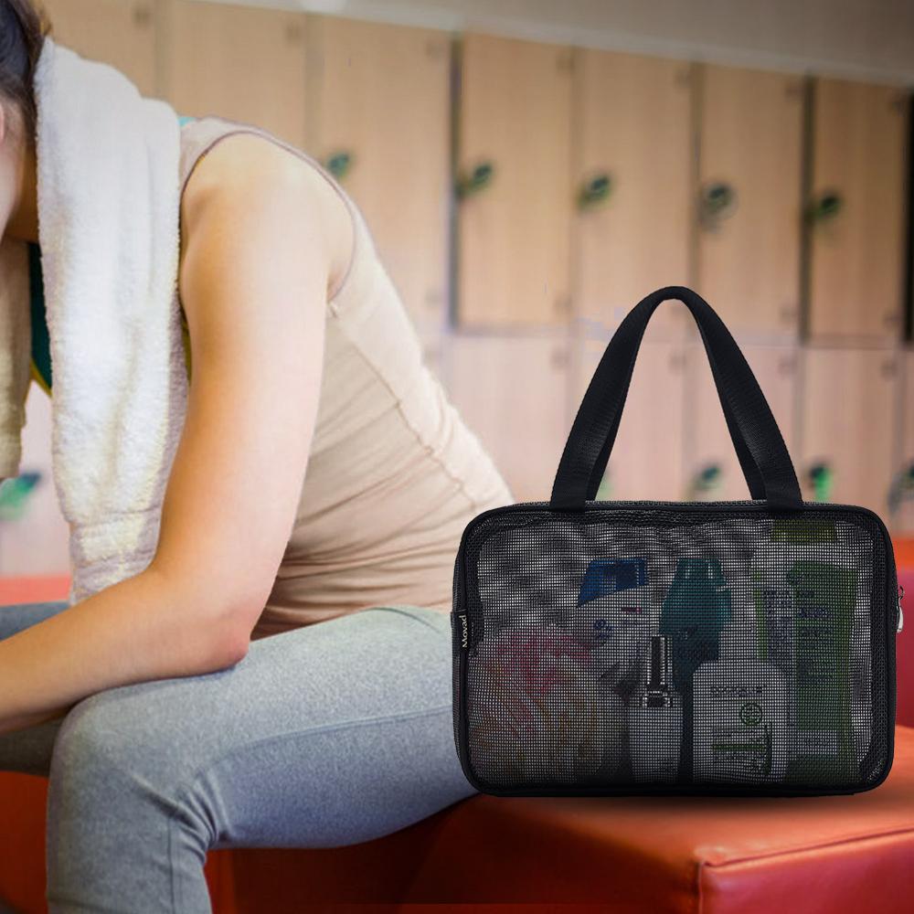 Bolso de mano portátil resistente al agua, bolsa de aseo de malla para ducha, gimnasio, natación, Camping, Rafting, cosméticos, bolsa de almacenamiento, neceser de viaje