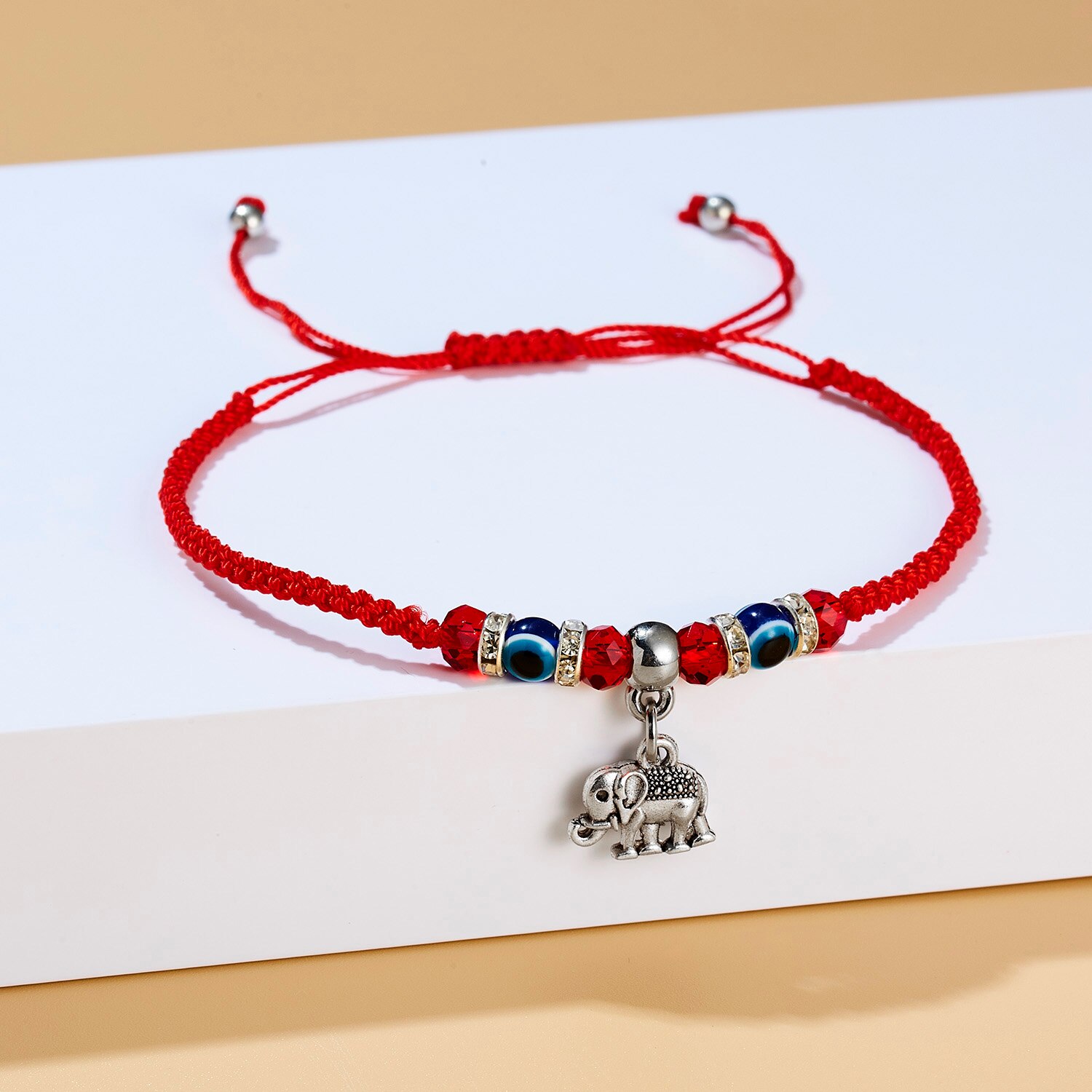 Mode Gevlochten Touw Kralen Blue Evil Eye Charm Armband Vrouwen Lucky Red String Hamsa Hand Armbanden Handgemaakte Vriendschap Sieraden: 2