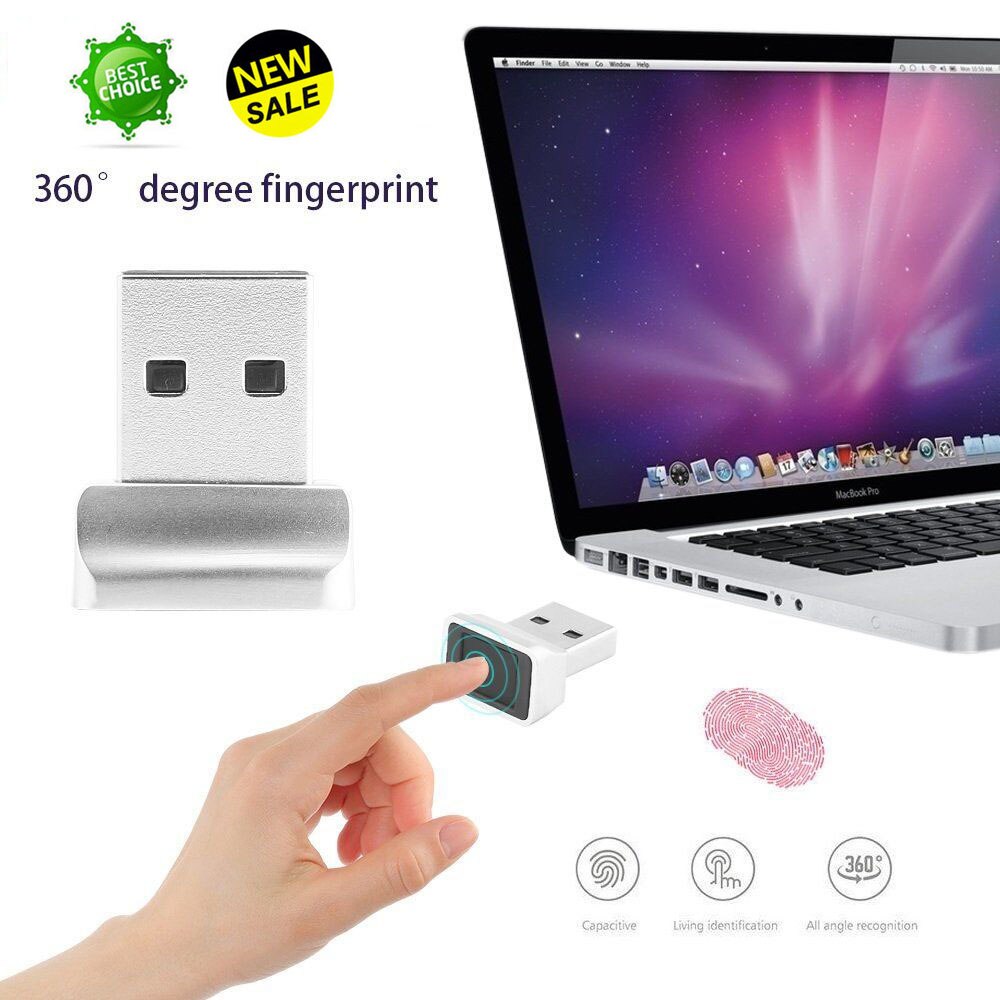Identification Windows Mini USB Reader Laptop Fingerprint Multi Fingerprint USB Fingerprint Module For Windows 8 10 Dongle