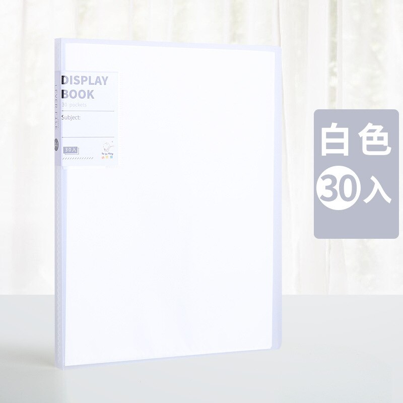 30 40 60 80 Pagina &#39;S A4 Size Piano Muziek Score Vel Document Bestand Map Organizer Pp Frosted Map Bureau organizer: 30pages white