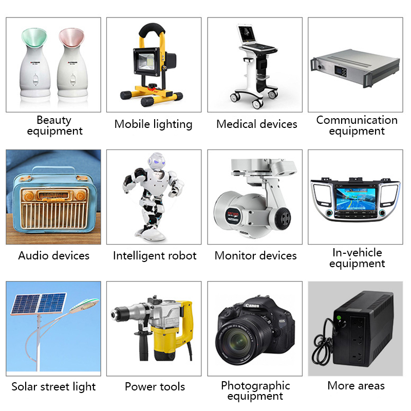 3.7V Li-ion Battery Pack 1S1P 18650 Rechargeable Battery 1500mAh/1800mAh/2000mAh/2600mAh/3000mAh/3500mAh PH2.0 Interface