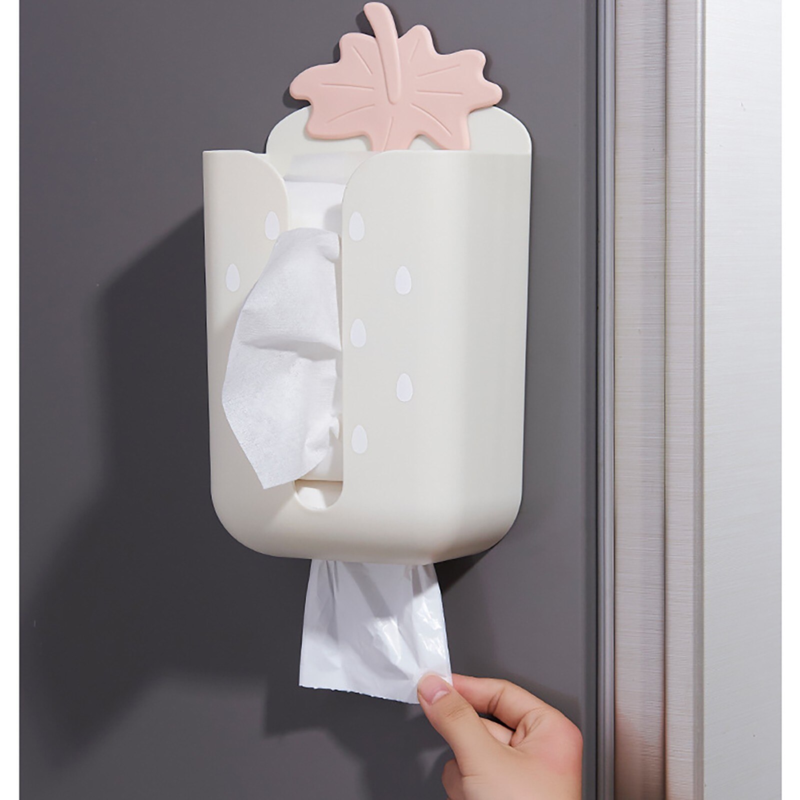 40#  multifunctionele omgekeerde tissueboxen, aan de muur te bevestigen toiletopbergbox, badkamer draagbare toiletpapierhouders, deken voor de badkamer