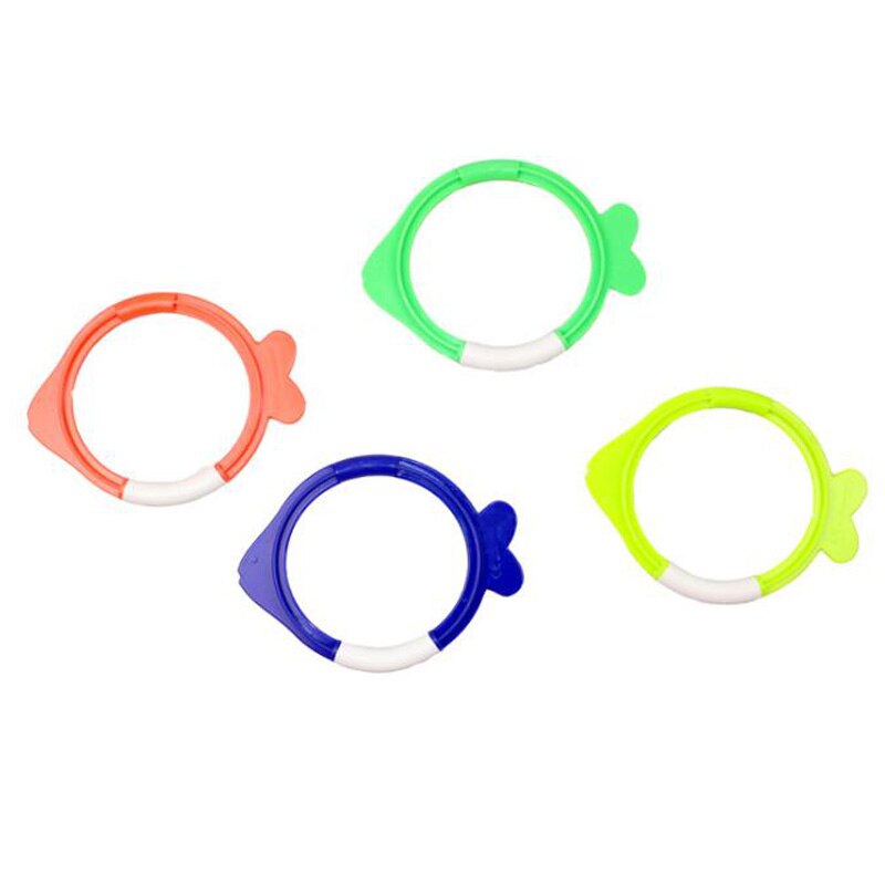 Zwembad Kids Kind Kinderen Jongen Dive Speelgoed Water Dive Ring Grijper Speelgoed Vis Vorm 4 In 1 Set Zomer aqua Spel Outdoor