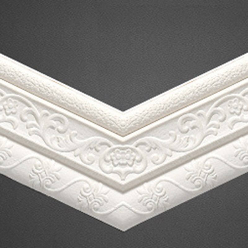 Baseboard 3D three-dimensional wallpaper self-adhesive lines TV background border waterproof wallpaper wallpaper wall stickers