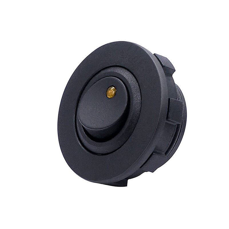 Round Toggle LED Switch 12V 20A Car Truck Rocker 3 Pins On-Off Control for Car Truck Boat Modification Switch: Orange