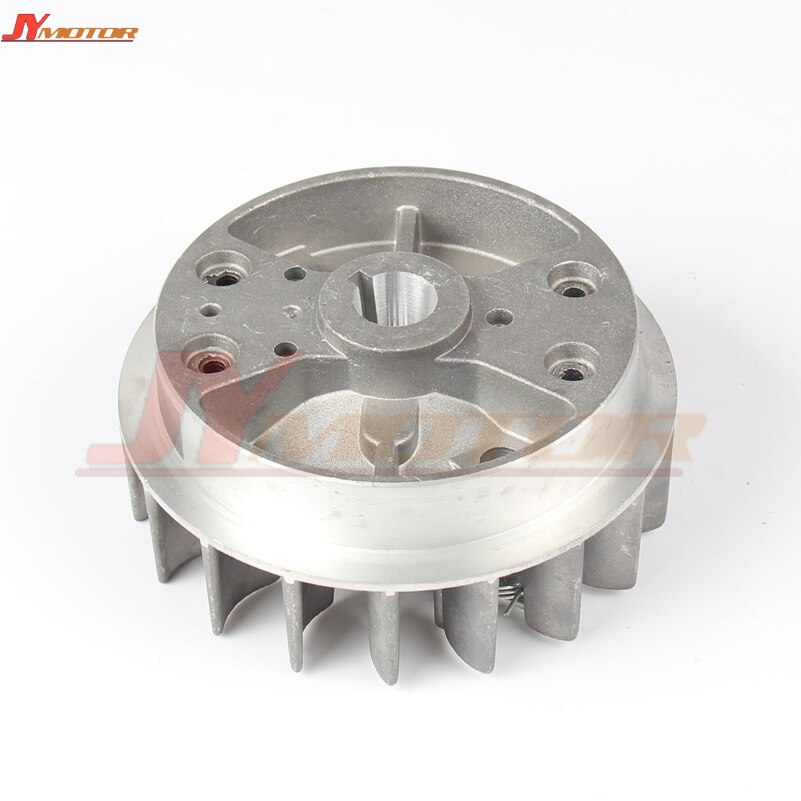 Motorcycle gasoline engine magnetic flywheel mini atv quad for 47cc 49cc 2 stroke engine fly wheel magneto coil