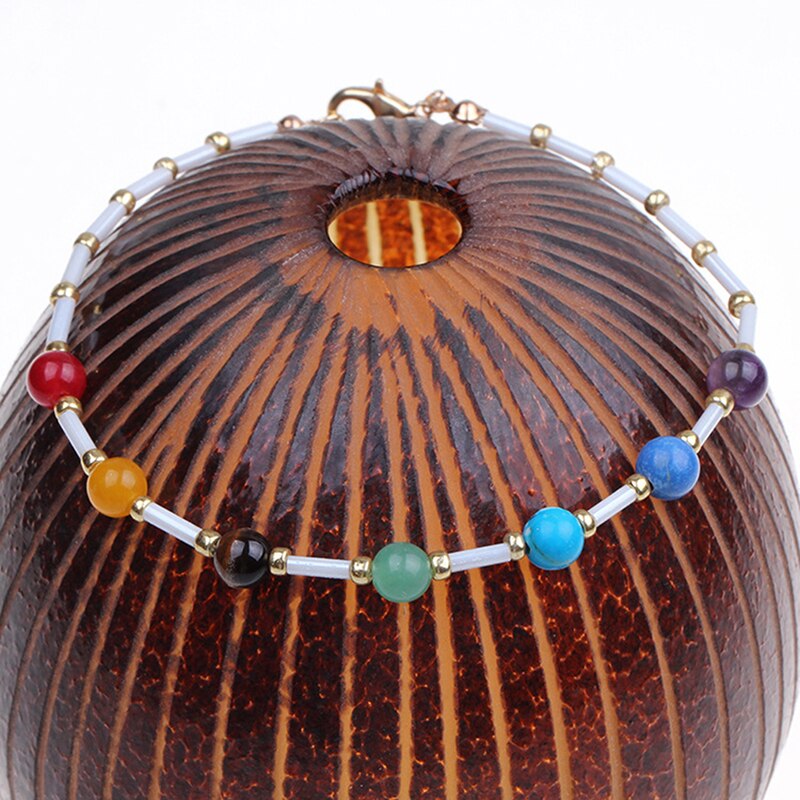 Bohemian Kleurrijke Turkse Enkelbanden Voor Vrouwen Multi Kleur Kralen Zomer Oceaan Strand Enkelband Voet Been Sieraden