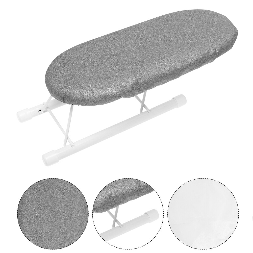 Mini Ironing Board Foldable Ironing Board Tabletop Ironing Board for Home Dorm: Default Title
