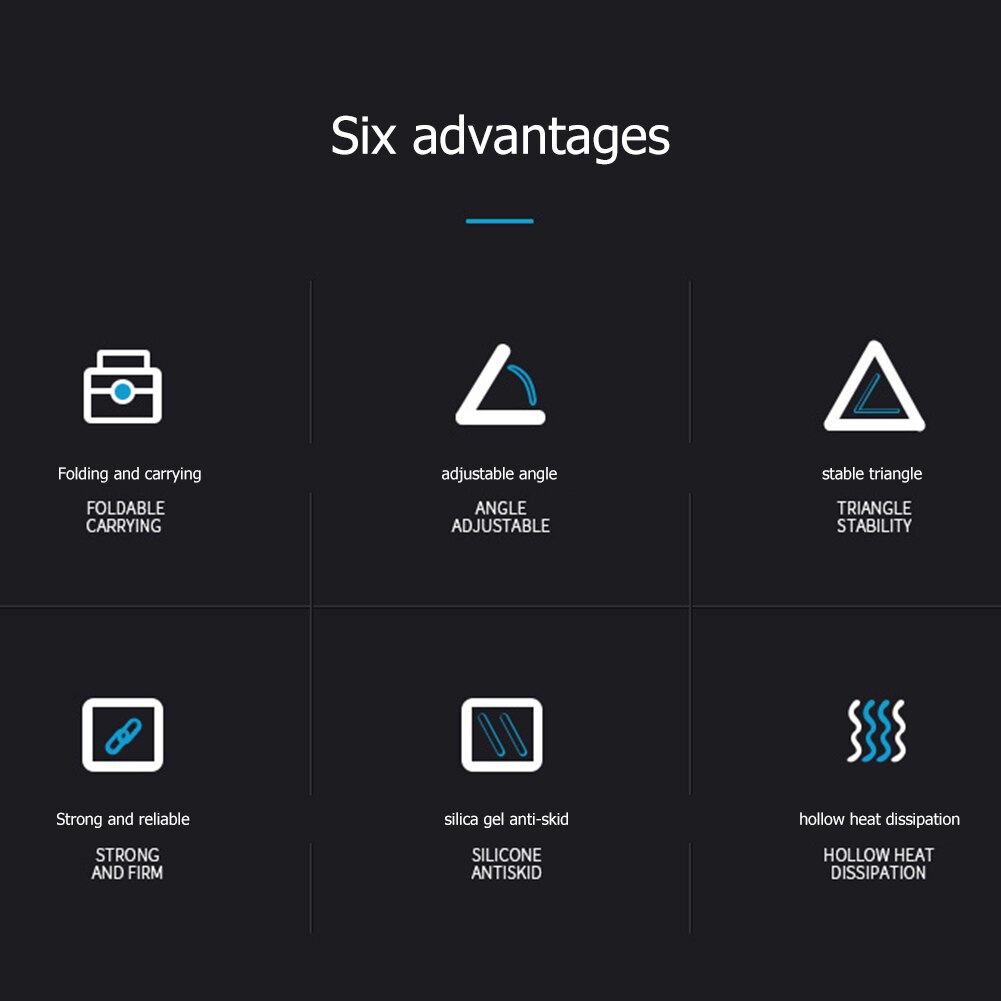 Verstelbare laptopstandaard van aluminiumlegering, dubbele as, opvouwbare tabletstandaardbeugel voor notebook, macbook pro air ipad pro