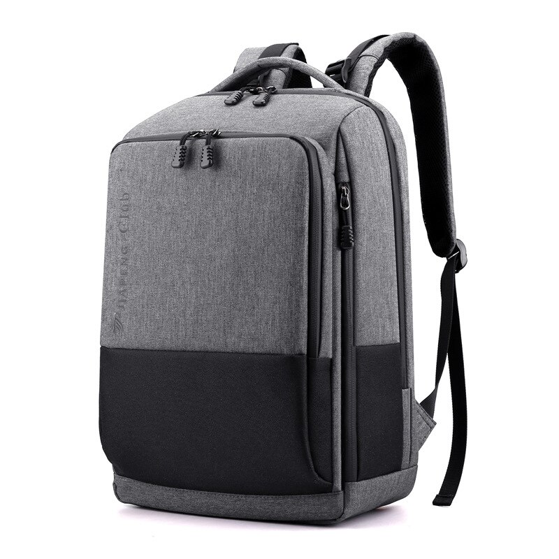 FengDong minimaliste collège garçons école sac à dos étudiant pochette d'ordinateur 15.6 étanche école sacs à dos pour adolescents hommes sac pack: grey