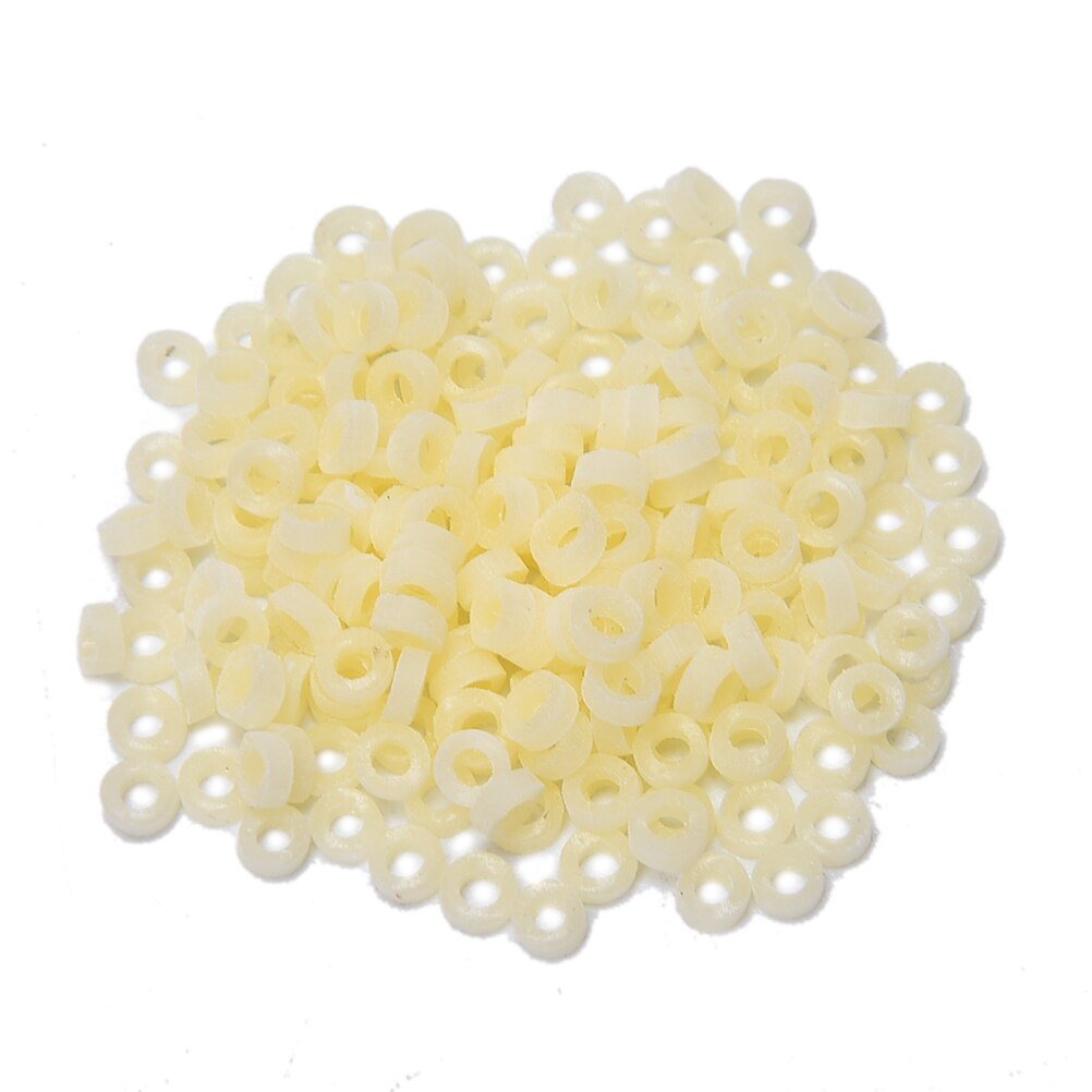 About 2500PCS/10bags Red/Yellow Bloodworm Bait Granulator Bait Fishing Accessories Fish Tackle Rubber Bands For Fishing