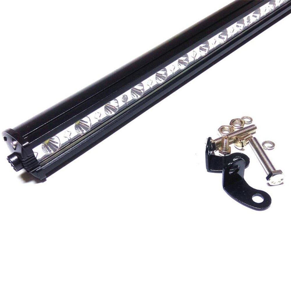 AUXTINGS LED Arbeitslicht Set: 20 Zoll 126W Lichtbar + 2x 4 Zoll Spots | 12V/24V Wasserdicht Für LKW, Auto, SUV, Boot