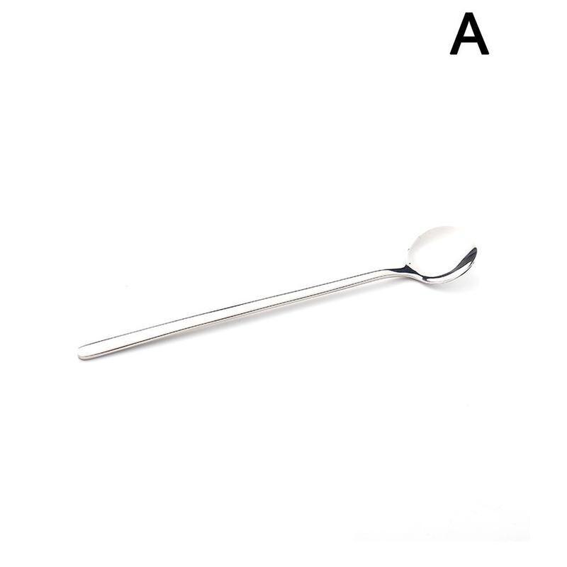 Stainless Steel Cutlery Dessert Coffee Spoon Tea Spoon Bright Stirring Spoon L3F0: A / 15CM