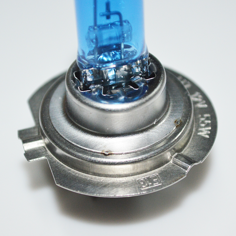 hippcron H7 Halogen Bulb 12V 55W Dark Blue 5000K Super White Quartz Glass Car HeadLight Replacement Lamp