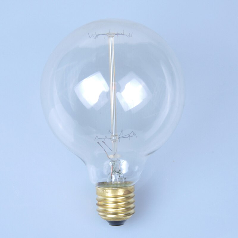2 Styles Coffee Household Study Decorative Lighting Retro Edison Bulb 40W Copper Wire E27 Bulb Filament Light Bulb Decoration