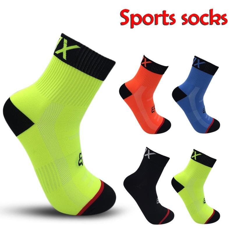 Atmungs Radfahren Socken Feuchtigkeitstransport Füße Schutz Socken Laufen Outdoor Klettern Rennrad Nylon Socken Fahrrad Ausrüstung Für Männer