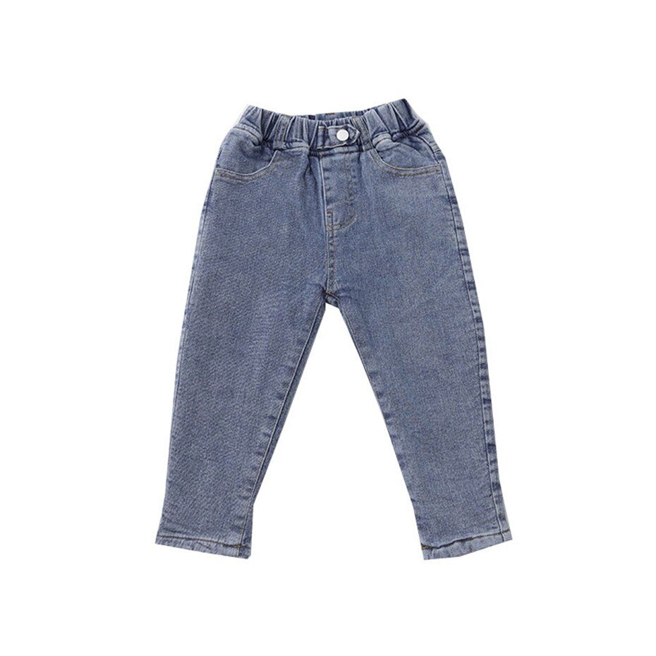Baby Jeans Effen Kleur Jeans Meisje Patchwork Kids Jeans Meisjes Lente Herfst Meisjes Kleding