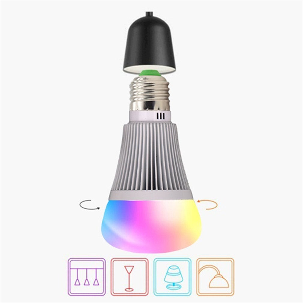 Smart Wifi Lampen App Afstandsbediening Dimmer 7W Led Lamp Kleur Veranderende E27 Rgb Lampen Werkt Met Alexa voor Android Ios