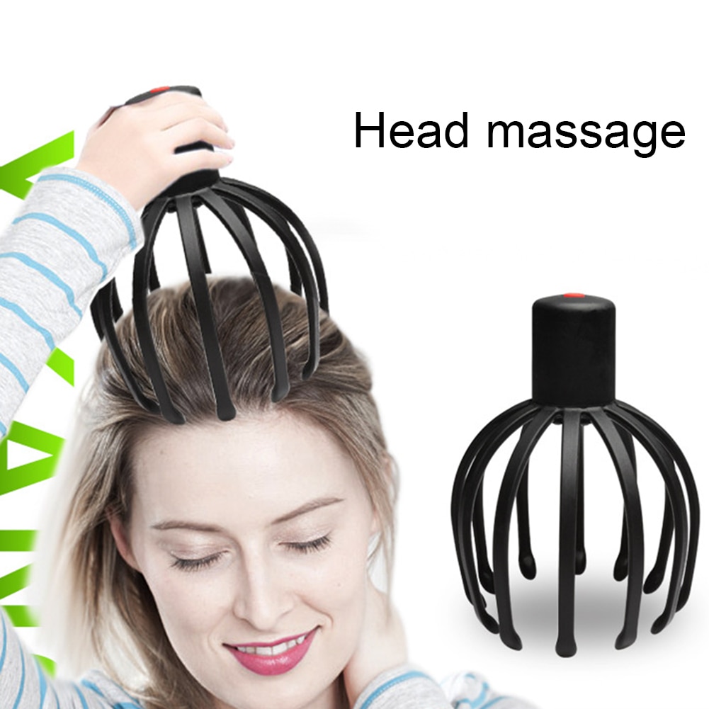 Elektrische Krake Klaue Kopfhaut Massagegerät betonen Linderung Therapeutische Kopf Scratcher
