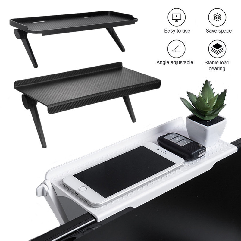 Rack TV Monitor box Organizer Scherm Top Opslag Plankhouder Praktische thuisopslag Computer Kantoor Multifunctionele organizer