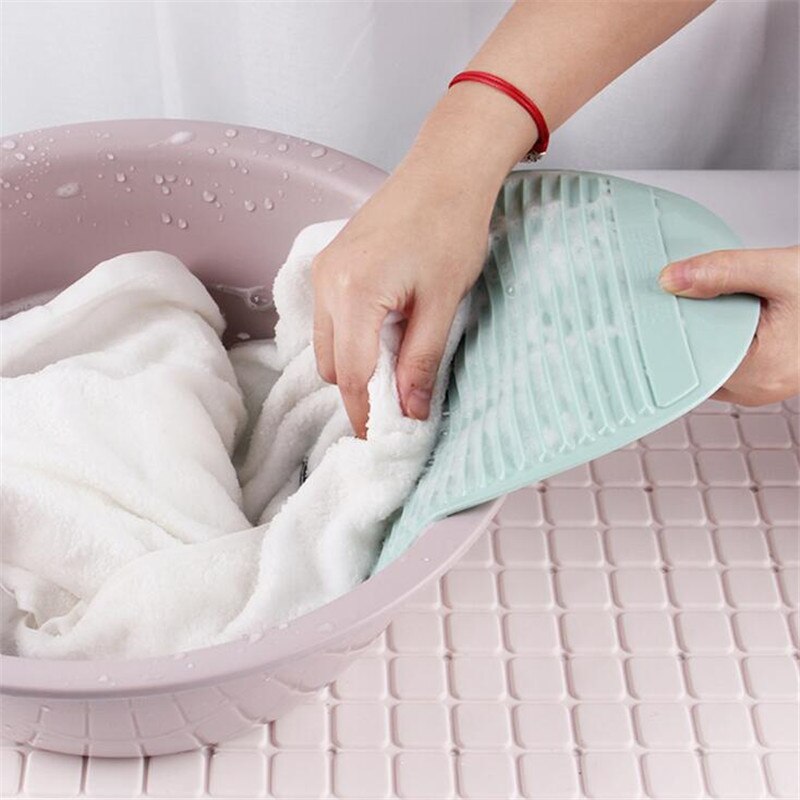 Non-slip Folding Silicone Washboard Suction Cup Laundry Tool Can Hang Space-saving Cleaning Tools Household Items Accessories