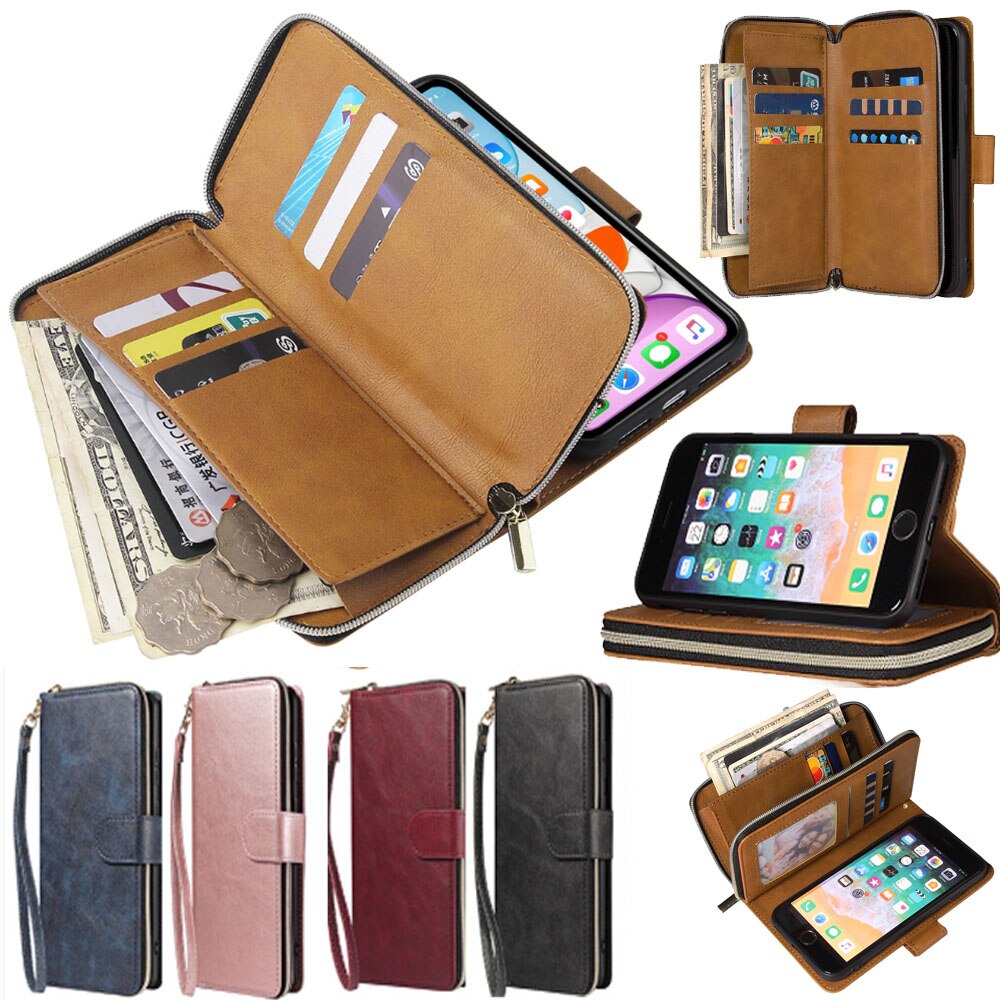 Zipper Case Luxury Leather Flip Wallet Cover For LG Velvet LM-G900N LM-G900EM LMG910EMW Case Phone Card Slot Phone Cover Bag