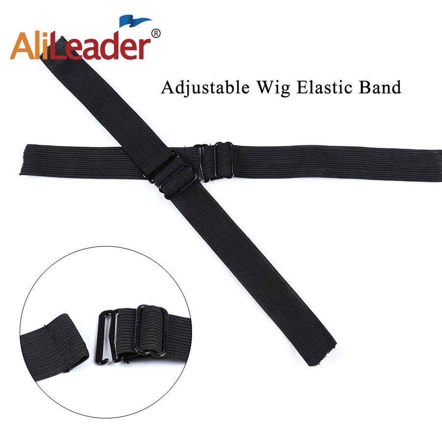 Alileader justerbart elastisk bånd høy elastisitet elastisk bånd til parykker lage parykk justerbar lengde nylon sy gummibånd