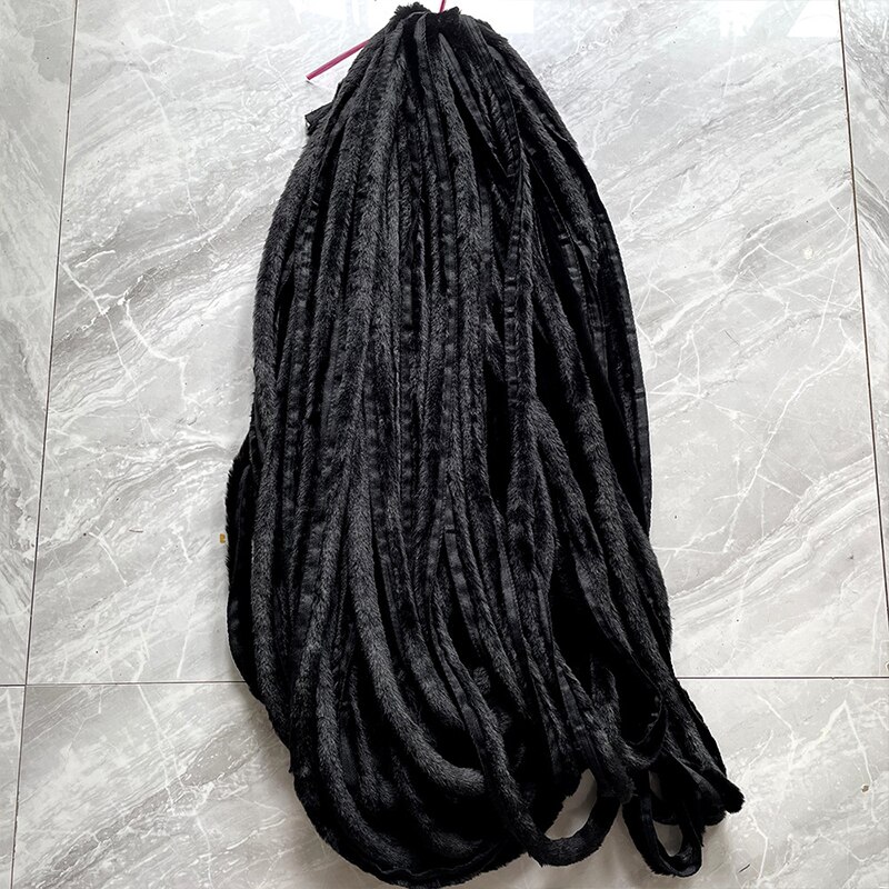 Diy Kunstmatige Konijnenbont Pluizige Tapes Kleding Schoenen Rand Naaien Trimmen Stof Lint Decoratie