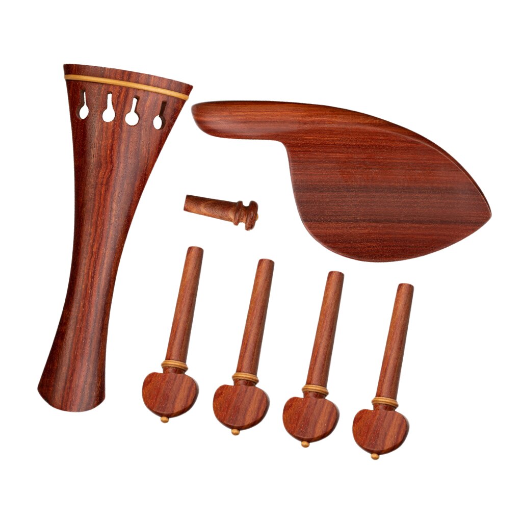 4/4 Viool Staartstuk Endpin Viool Onderdelen Toebehoren Volledige Set Duurzaam Luthier Onderdelen