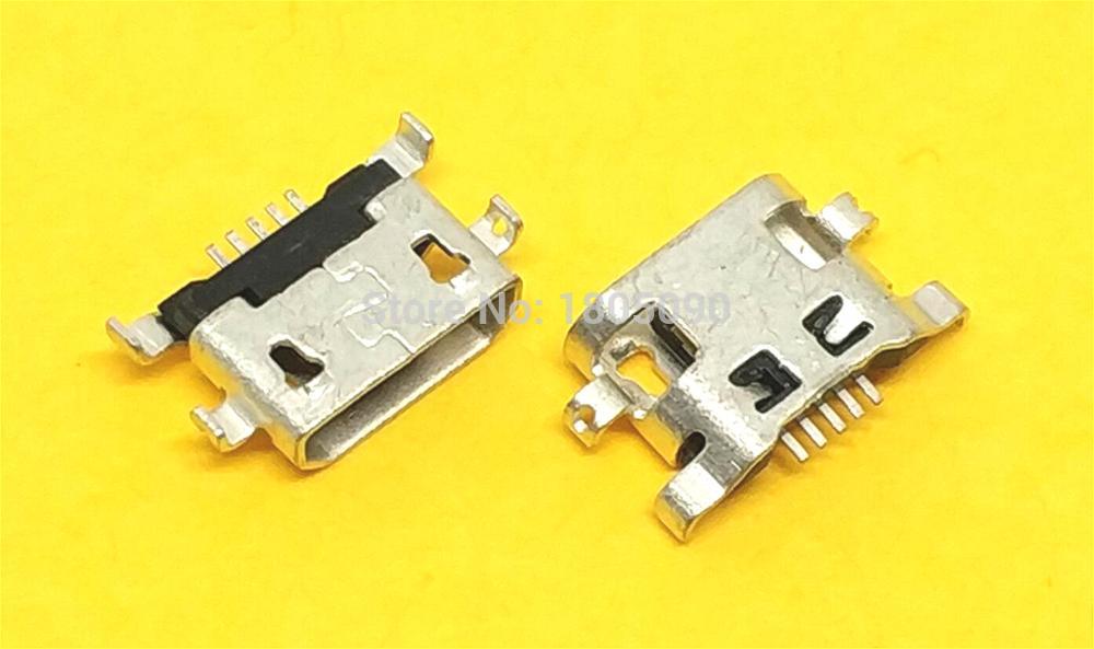 30pcs Micro USB reverse zware plaat 1.2 Poort Opladen Connector voor Lenovo A708t S890/voor Alcatel 7040N voor huaWei G7 G7-TL00