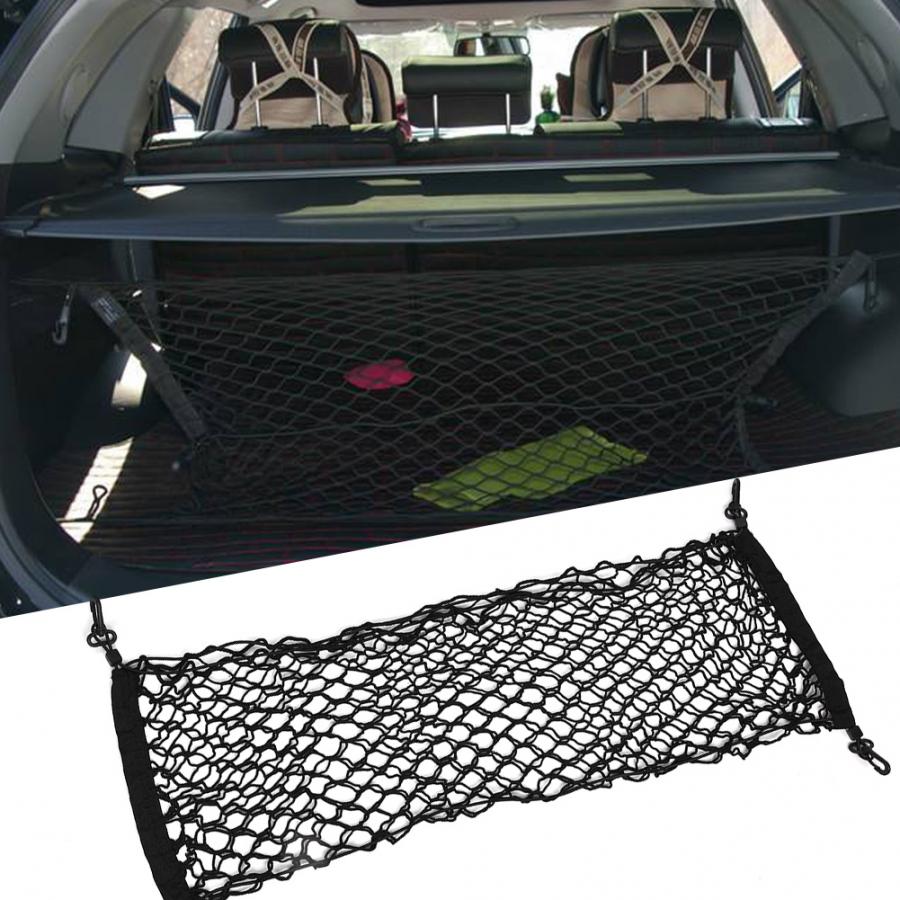 Netto Zak Universele Auto Kofferbak Dubbellaags Bagagenet Mesh Opslag Pocket Organizer Auto Bagagenet