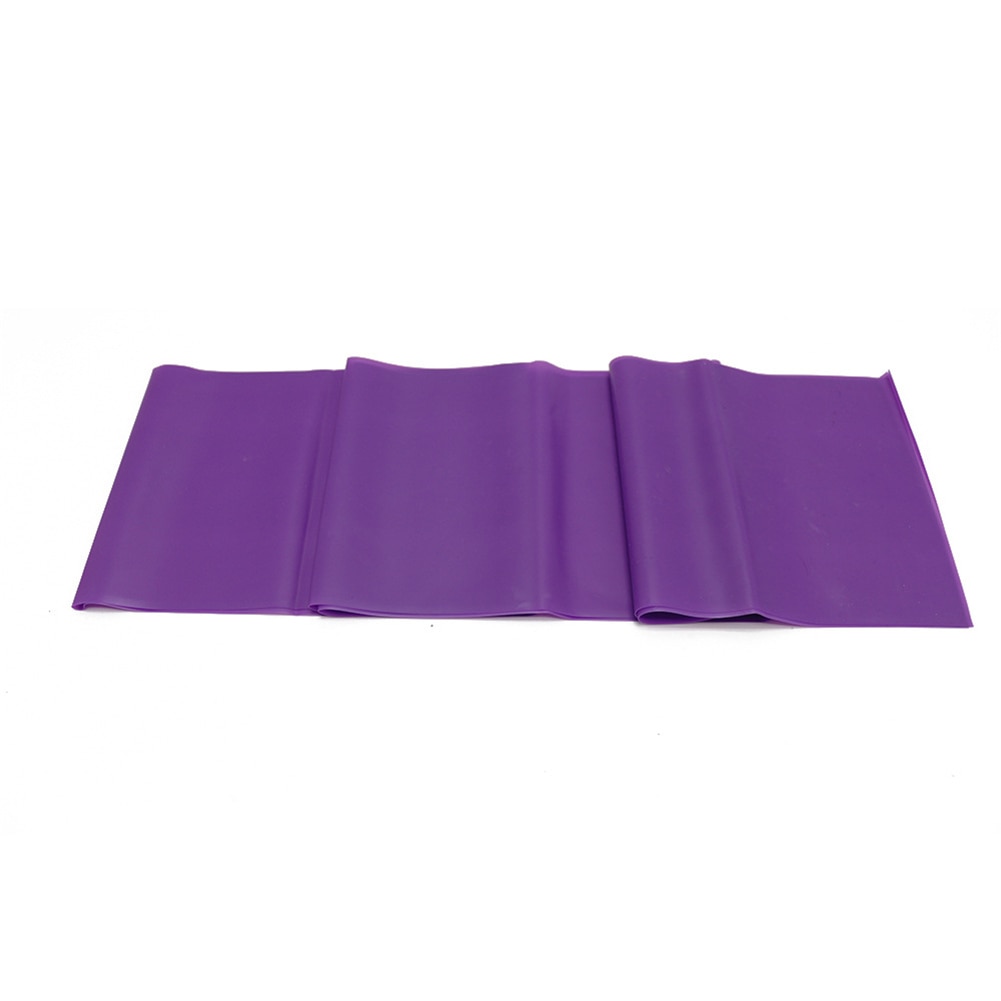 Unisexe Fitness Yoga intérieur Tension bande Fitness exercice Pilates étirement ruban ceinture tirer élastique sangle fournitures: VIOLET